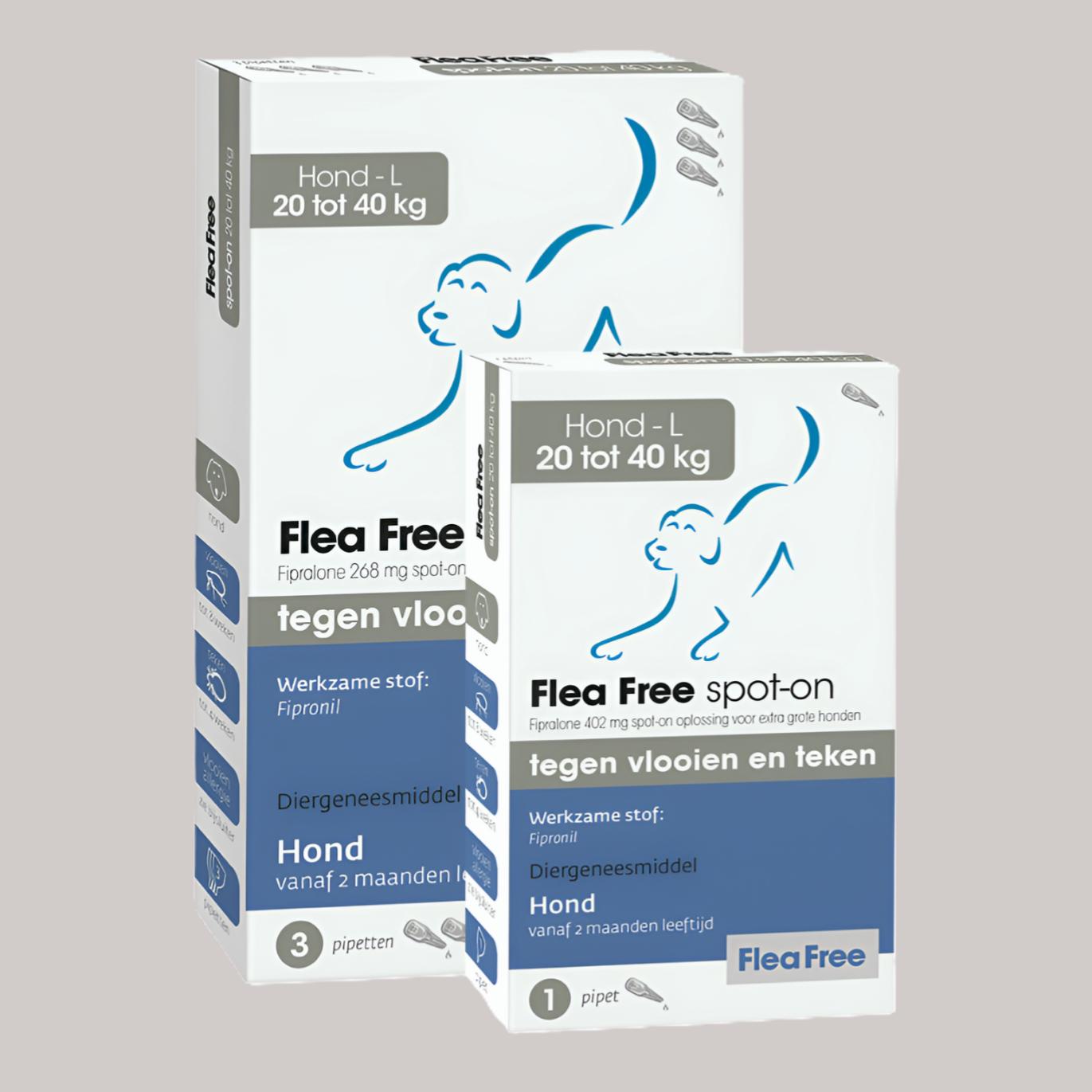 Flea Free Spot-on hond 20-40kg