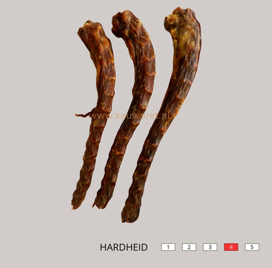 100% natuurlijke ganzennekken voor honden. Luchtgedroogde BARF snack zonder toevoegingen, ondersteunt gebit en kauwgedrag.