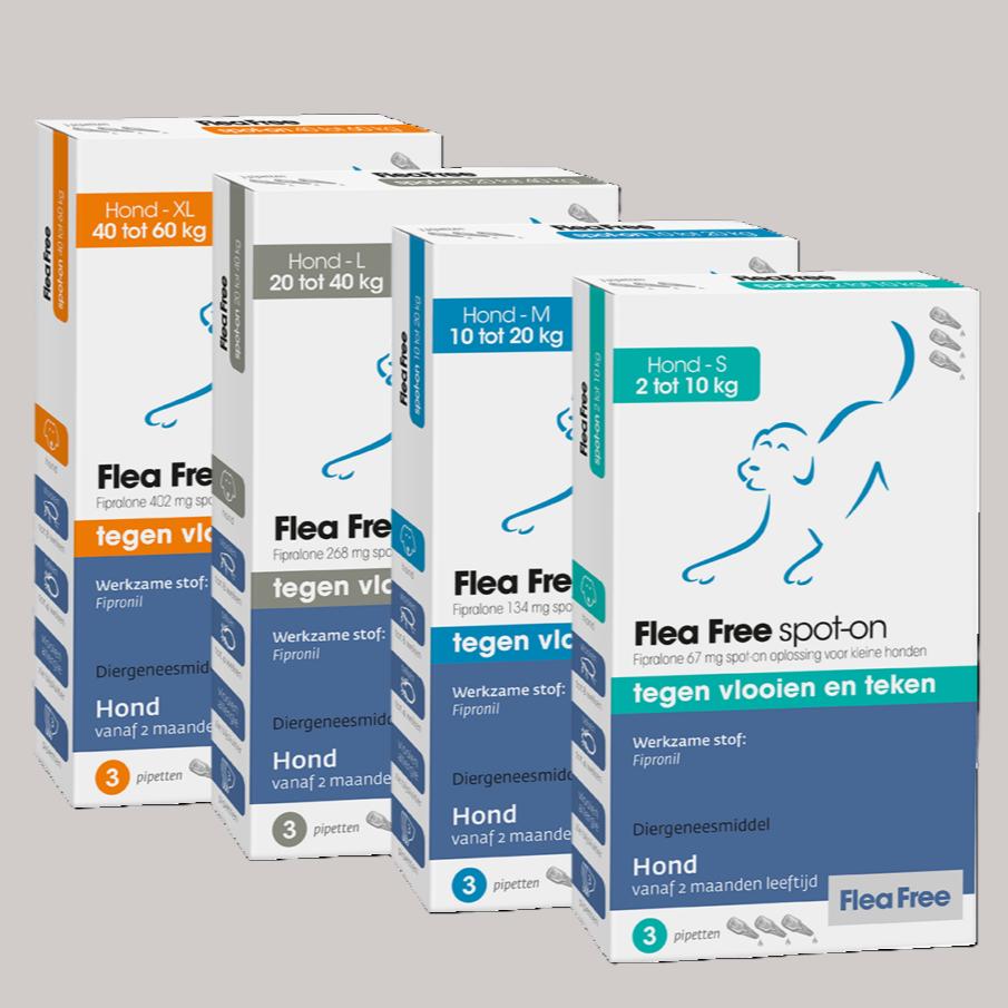 Flea Free Spot-on hond 20-40kg