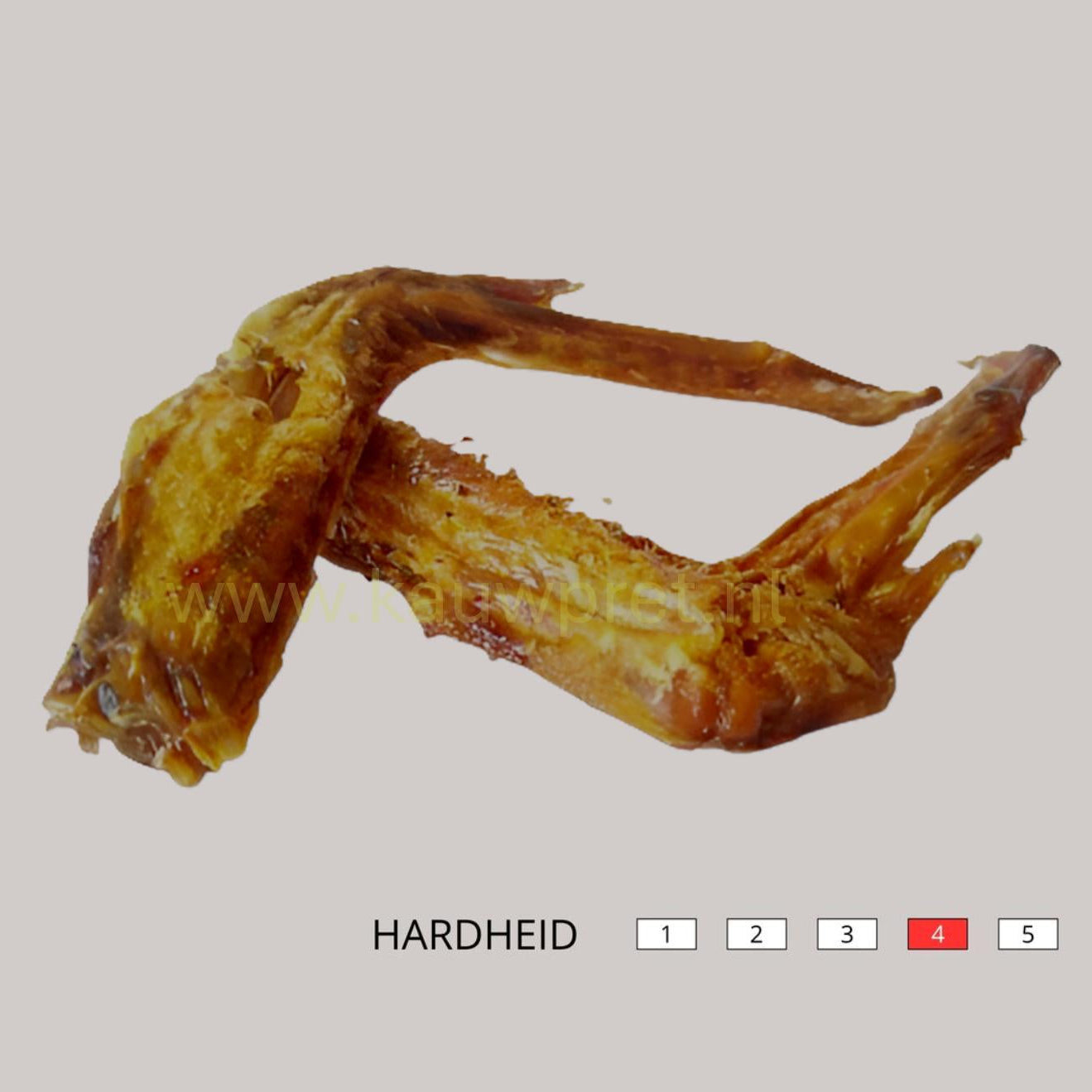 Eendenvleugels zijn een 100% natuurlijke, voedzame en smakelijke snack. Deze harde snack is ideaal om op te kauwen en zo de tandverzorging te ondersteunen en zo helpt tegen tandplak en tandsteen.