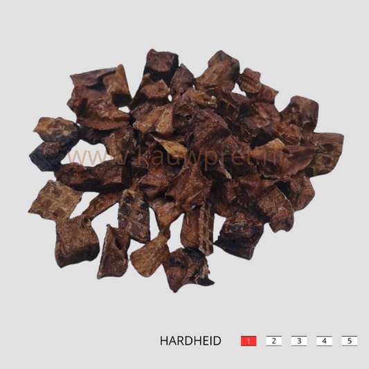 Runderlong mini trainers zijn een gezonde, magere en natuurlijke hondensnack, ideaal voor training en gevoelige honden. Perfect als gezonde snack. 